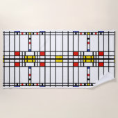 Serviette De Plage Mondrian (Devant)