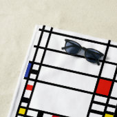 Serviette De Plage Mondrian (En situation)
