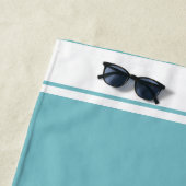 Serviette De Plage Monogramme (En situation)