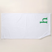 Serviette De Plage Monogramme (Devant)