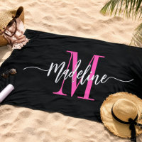 Monogramme de nom de script tendance personnalisé