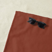 Serviette de plage | Monogramme Initial Géométriqu (En situation)