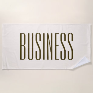 Serviette De Plage Monogramme, marque ou nom commercial   Brown non b