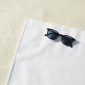 Serviette De Plage monogrammed, nom, (En situation)