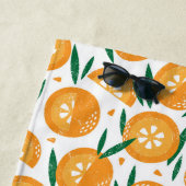 Serviette De Plage monogrammed, nom, (En situation)