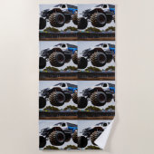 Serviette De Plage Monster Truck Launch, (Devant)