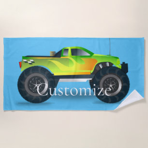Serviette De Plage Monster Truck Thunder_Cove