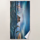 Serviette De Plage Monstre marin de Kraken (Devant)