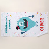 Serviette De Plage Monstres mignons Petits monstres (Devant)