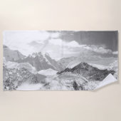 Serviette De Plage Montagnes (montage photo) 3 (Devant)