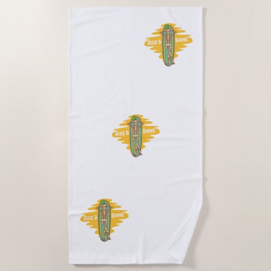 Serviette De Plage monter et briller (Devant)