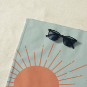 Serviette De Plage Monts Sun & Moon (En situation)