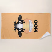 Serviette De Plage Moo - Beach Towel (Devant)