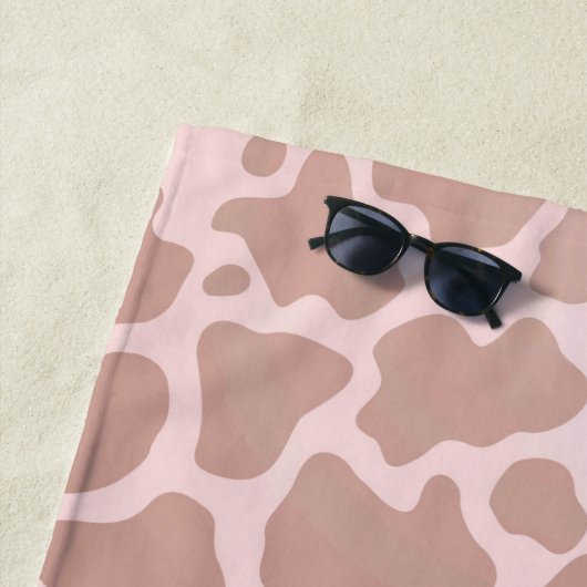 Serviette De Plage Moo Car (En situation)