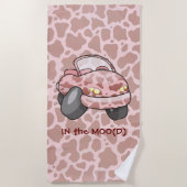 Serviette De Plage Moo Car (Devant)