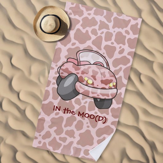 Serviette De Plage Moo Car