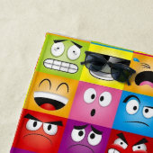 Serviette De Plage Moods and Emoticons (En situation)