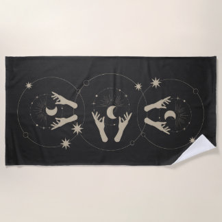 Serviette De Plage moonlight fantasy aesthetic design