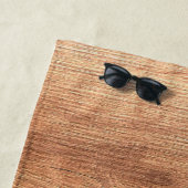 Serviette De Plage morceau de bois ancien (En situation)