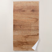 Serviette De Plage morceau de bois ancien (Devant)