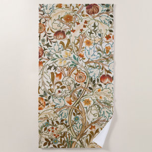 Serviette De Plage Morris Acanthus Floral Crewel Motif de broderie