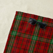 Serviette De Plage Morrison Clan Tartan Plaid Beach Towne (En situation)