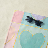Serviette De Plage Mosaic of Affection (En situation)
