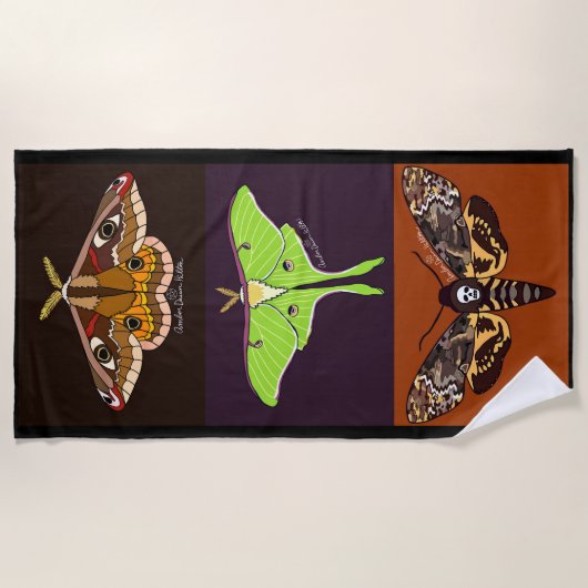 Serviette de plage Moth (Devant)