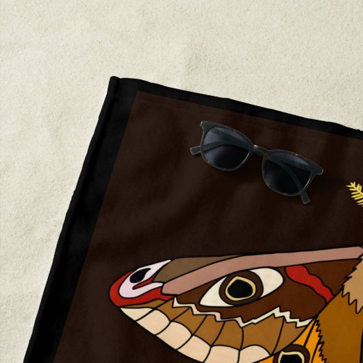 Serviette de plage Moth (En situation)