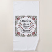 Serviette De Plage Mothers Dance Through Life's Storms (Devant)