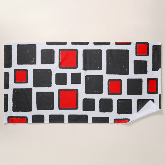 Serviette De Plage Motif (Devant)