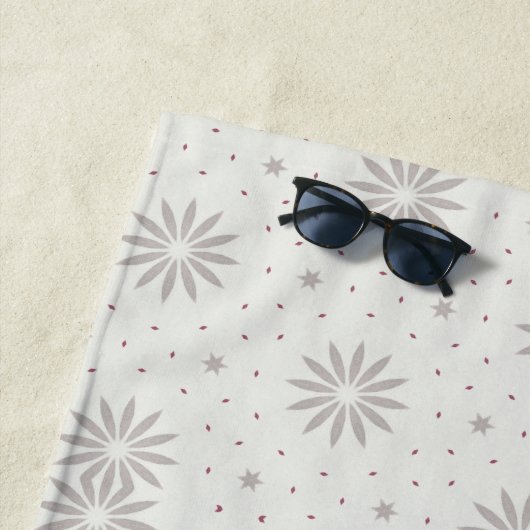 Serviette De Plage Motif (En situation)