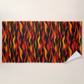 Serviette De Plage Motif Abstrait (Devant)