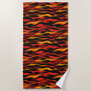 Serviette De Plage Motif Abstrait