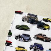 Serviette De Plage Motif aléatoire des voitures d'époque (En situation)