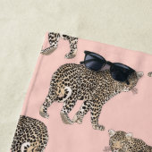 Serviette De Plage Motif animal chic et branché Leopard (En situation)