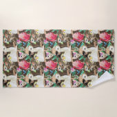 Serviette De Plage Motif animal tropical (Devant)
