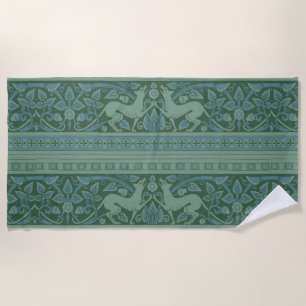 Serviette De Plage Motif animalier Art Déco Nouveau Chien Nature