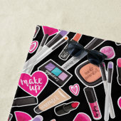 Serviette De Plage Motif au néon de maquillage (En situation)