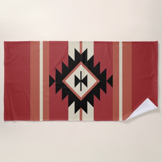 Serviette De Plage Motif Aztec (Devant)