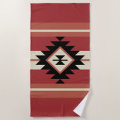 Serviette De Plage Motif Aztec (Devant)