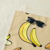 Serviette De Plage Motif Banane (En situation)