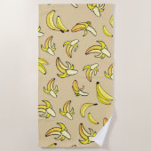 Serviette De Plage Motif Banane (Devant)
