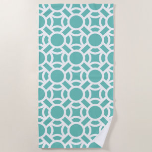 Serviette De Plage Motif blanc sans faille do-it-yourself couleur Arr