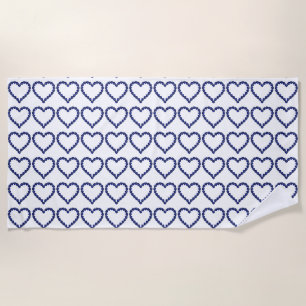 Serviette De Plage Motif bleu