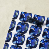 Serviette De Plage Motif bleu (En situation)