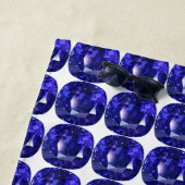 Serviette De Plage Motif bleu (En situation)