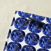 Serviette De Plage Motif bleu (En situation)