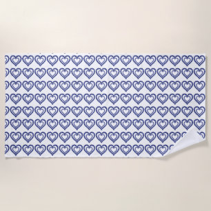 Serviette De Plage Motif bleu