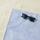 Serviette De Plage Motif bleu clair - (En situation)